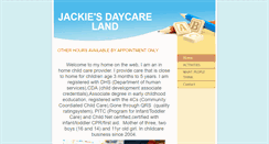 Desktop Screenshot of jackiesdaycareland.com